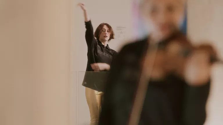 Production still from When we move